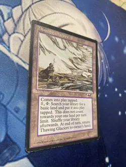 Magic The Gathering Alliances Thawing Glaciers Card - Image 1