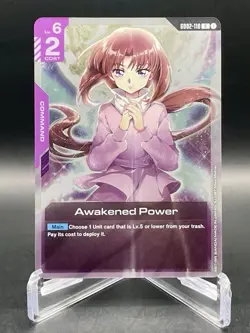 Awakened Power GD02-110 R Dual Impact Rare Foil Card Gundam Card Game NM/M - Image 1