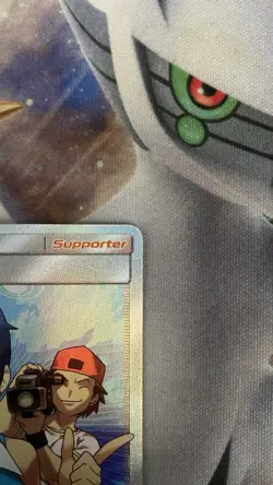 TV Reporter Full Art 167/168 Sm-Celestial Storm Holo Card Near Mint Condition - Image 5