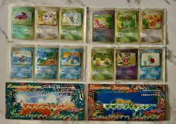 1998 pokemon cards lot Southern Islands Tropical & Rainbow - Japanese - Image 2