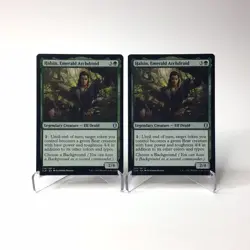 (2) MTG Halsin, Emerald Archdruid Commander Legends: Battle for Baldur's Gate LP - Image 1