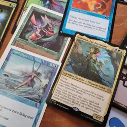 Custom Commander MTG Deck Magic = Maralen, Fae Ascendant FAEIRES ELVES FAE ELF - Image 1