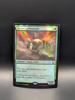 MTG - Ramunap Excavator - RIPPLE FOIL - Creature (Snake Cleric) - M3C #241 -Rare - Image 1