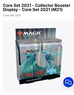 MTG Core 2021 Collector Booster Box New Factory Sealed, Magic the Gathering - Image 1