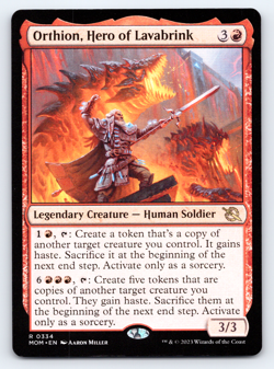 Orthion, Hero of Lavabrink - March of the Machine - MTG - Image 1