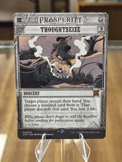 Thoughtseize Outlaws of Thunder Junction: Breaking News Regular Free Shipping! - Image 1