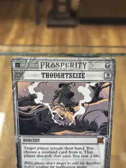 Thoughtseize Outlaws of Thunder Junction: Breaking News Regular Free Shipping! - Image 2