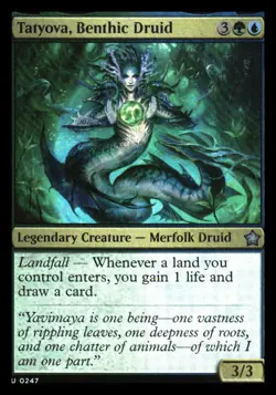 Tatyova, Benthic Druid (foil) Foundations - Image 1
