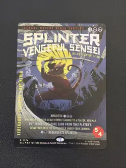 Ink-Eyes Servant of Oni Splinter Vengeful Sensei FOIL TMNT Secret Lair NM 2374 - Image 1