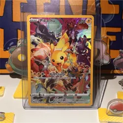 Pokemon Pikachu Crown Zenith Secret Rare Full Art 160/159 Holo 2023 - Image 1
