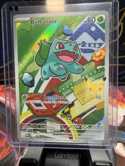 Pokemon Bulbasaur - 037 - First Partner Illustration Rare Promo NM - Image 1