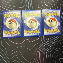 Pokemon TCG Wartortle Base Set Unlimited Uncommon Card 42/102 x3 - Image 2