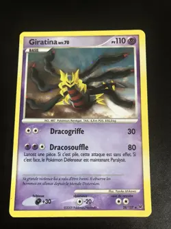 GIRATINA HOLO - POKEMON 28/127 PLATINE EXCELLENT ETAT VERSION FRANCAISE - Image 1