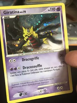 GIRATINA HOLO - POKEMON 28/127 PLATINE EXCELLENT ETAT VERSION FRANCAISE - Image 3
