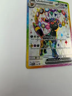 Umbreon ex Tera Full Art 176 SVP Black Star Promo Pokemon Card Holo NM - Image 3