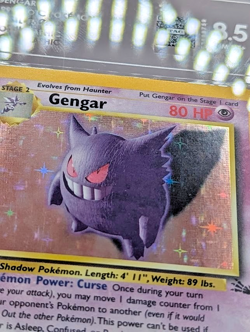 Gengar Fossil 1999 5/62 Pokemon Fossil Beckett 8.5 NM Holo ENG - Image 3