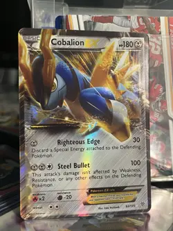 Pokemon Cobalion EX 93/135 Plasma Storm Full Art Holo Ultra Rare - Image 1