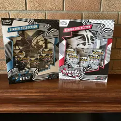 Pokemon TCG Black Bolt White Flare Binder Collection Combo (Set of 2) NEW SEALED - Image 1