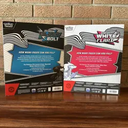 Pokemon TCG Black Bolt White Flare Binder Collection Combo (Set of 2) NEW SEALED - Image 2