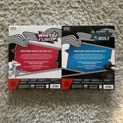 Pokemon TCG Black Bolt White Flare Binder Collection Combo (Set of 2) NEW SEALED - Image 4