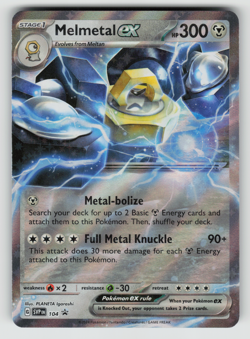 Melmetal ex Pokemon SVP 104 Black Star Promo NM - Image 1