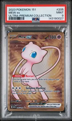 2023 POKEMON 151 ULTRA-PREM COLL #205 MEW EX PSA 9 - Image 1