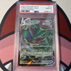 Pokemon TCG - Rayquaza VMAX 102/159 Crown Zenith Ultra Rare Full Art Holo PSA 10 - Image 1