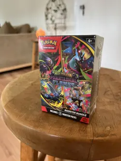 Pokemon TCG Mega Evolution Phantasmal Flames Booster Bundle Sealed 6 Packs - Image 1