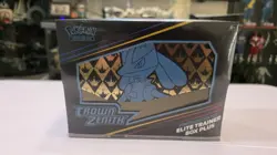 Crown Zenith Pokemon Center Elite Trainer Box Plus ETB - New Factory Sealed - Image 1