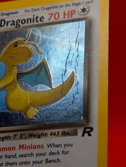 DARK DRAGONITE 5/82 HOLO R TEAM ROCKET POKEMON UNLIMITED HOLO MP DARK DRAGONITE - Image 2