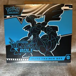 Black Bolt Pokemon ETB Elite Trainer Box Pokemon TCG Sealed - Image 1