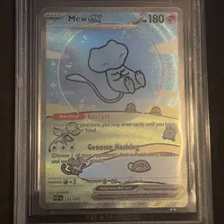 Pokemon Mew ex 2024 Scarlet and Violet Paldean Fates SIR BGS 9.5 - Image 2