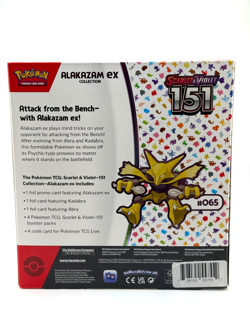 Pokemon Alakazam ex Collection Box SV: Scarlet & Violet 151 - Image 5