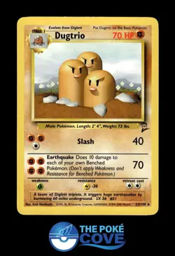 Dugtrio 23/130 | Base Set 2 | Pokemon Rare | NM-VLP - Image 1