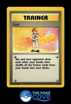 Lass 75/102 | Base Set Unlimited | Pokemon Rare | LP - Image 1