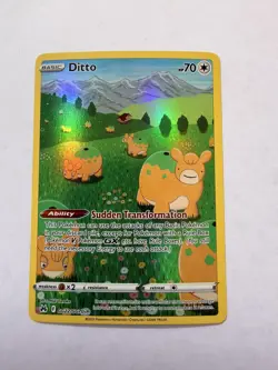 Ditto - GG22/GG70 Crown Zenith Galarian Gallery Pokemon - NM - Image 1