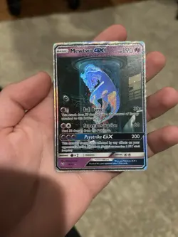 POKEMON SHINING LEGENDS MEWTWO GX 78/73 HOLO FULL ART SHINY RARE 190HP - Image 4