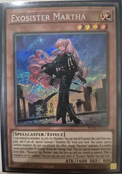 YuGiOh Exosister Martha Secret Rare 1st Edition POTE-EN025 - Image 1
