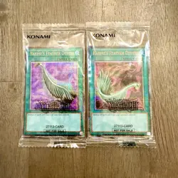 Yu-Gi-Oh! BOTH Harpie's Feather Duster TCG Cards QCSR 2025 Orig & Alt Art (NEW) - Image 1