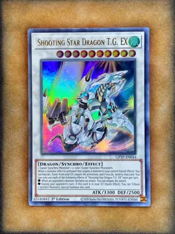 Yugioh Shooting Star Dragon T.G. EX GFTP-EN044 Ultra Rare 1st Ed NM - Image 1