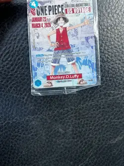Monkey.D.Luffy (P-055) (College Basketball US Voyage) Promo One Piece CCG Card - Image 3