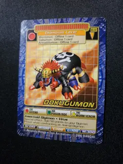 BO-141 Dokugumon Digimon Card Digi-Battle Series 3 2000 Bandai NEAR MINT - Image 3