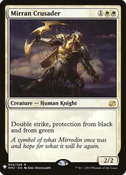 MTG - Mirran Crusader - Mystery Booster - Light Play - Normal - Image 1
