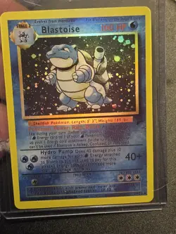 Pokemon Blastoise Base Set 2 1999 002/130 Holo Rare 100 HP Stage 2 Card - Image 1