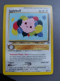 IGGLYBUFF - Neo Discovery 40/75 - Pokemon Trading Card Game - Uncommon - Image 1