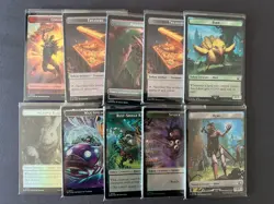 100x Set Magic the Gathering Foil Token Cards, 100 pack of Foil Tokens, MTG - Image 2