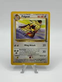 Pokemon TCG Pidgeot Jungle Card 24/64 Unlimited Non-Holo Rare LP - Image 1
