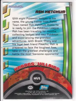 Ash Ketchum #118 - Topps Trading Cards Series 2 - Pokemon LP - Image 2