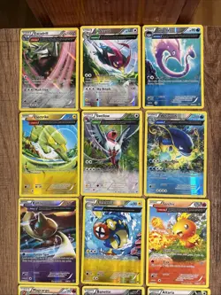 Pokemon TCG XY Era 15 Card Lot Alpha Half Art Cards NM Condition - Image 2