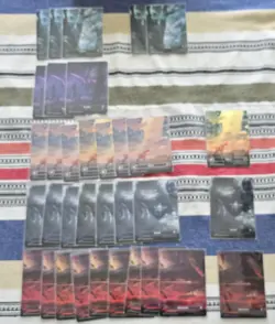 Magic the Gathering Edge of Eternity Full Art Land Cards 5 Foil & 28 Non Foil - Image 1